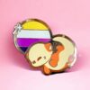 Non Binary Otter Pin